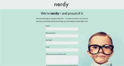 Desktop Screenshot of nerdy.com