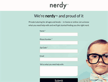 Tablet Screenshot of nerdy.com